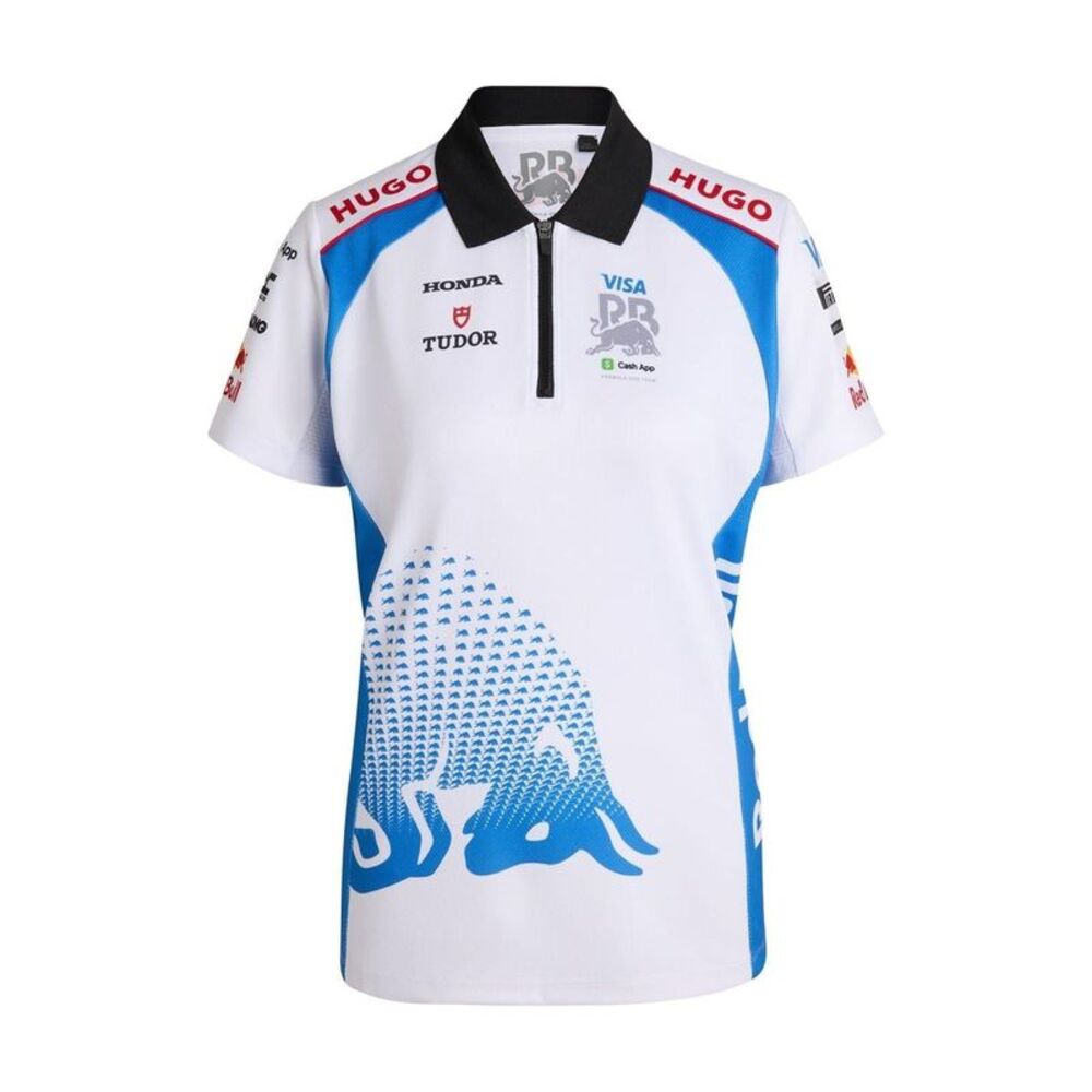 Hugo Womens/Ladies F1 2025 Red Bull Polo Shirt / White